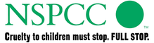 Logo of the NSPCC links to their website